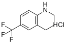 6-(三氟甲基)-1,2,3,4-四氢喹啉盐酸盐分子结构 (CAS 75434-37-6)