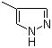4-甲基吡唑分子结构 (CAS 7554-65-6)