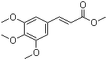 3,4,5-三甲氧基肉桂酸甲酯分子结构 (CAS 7560-49-8)