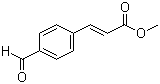 4-甲酰基肉桂酸甲酯分子结构 (CAS 7560-50-1)
