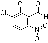 2,3-二氯-6-硝基苯甲醛分子结构 (CAS 75618-41-6)