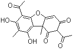 松萝酸分子结构 (CAS 7562-61-0)