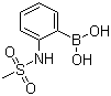 2-甲磺酰氨基苯硼酸分子结构 (CAS 756520-78-2)