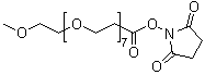 structure of CAS# 756525-90-3, 4,7,10,13,16,19,22,25-Octaoxahexacosanoic acid 2,5-dioxo-1-pyrrolidinyl ester;1-[(1-Oxo-4,7,10,13,16,19,22,25-octaoxahexacos-1-yl)oxy]-2,5-pyrrolidinedione