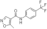 来氟米特分子结构 (CAS 75706-12-6)