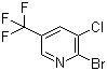 2-溴-3-氯-5-(三氟甲基)吡啶分子结构 (CAS 75806-84-7)