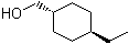 反式-4-乙基环己烷甲醇分子结构 (CAS 75839-86-0)