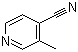 3-甲基-4-氰基吡啶分子结构 (CAS 7584-05-6)