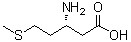 (3R)-3-氨基-5-(甲硫基)戊酸分子结构 (CAS 75946-25-7)