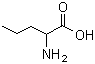 DL-正缬氨酸分子结构 (CAS 760-78-1)