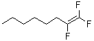 1,1,2-三氟-1-辛烯分子结构 (CAS 760-99-6)