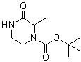 2-甲基-3-氧代哌嗪-1-羧酸叔丁酯分子结构 (CAS 76003-30-0)