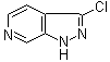 3-氯-1H-吡唑并[3,4-c]吡啶分子结构 (CAS 76006-14-9)