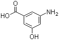 3-氨基-5-羟基苯甲酸分子结构 (CAS 76045-71-1)
