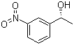 (R)-1-(3-硝基苯基)乙醇分子结构 (CAS 76116-24-0)