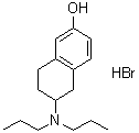 6-(二丙基氨基)-5,6,7,8-四氢-2-萘酚氢溴酸盐分子结构 (CAS 76135-29-0)