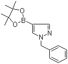 1-苄基-1H-吡唑-4-硼酸频哪醇酯分子结构 (CAS 761446-45-1)