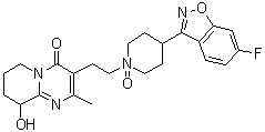 帕利哌酮 N-氧化物分子结构 (CAS 761460-08-6)