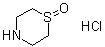 1-氧化硫代吗啉盐酸盐分子结构 (CAS 76176-87-9)
