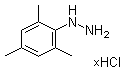 2,4,6-三甲基苯基肼盐酸盐分子结构 (CAS 76195-82-9)
