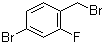 4-Bromo-2-fluorobenzyl bromide molecular structure (CAS 76283-09-5)