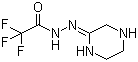 N-[(2Z)-哌嗪-2-亚基]-2,2,2-三氟乙酰肼分子结构 (CAS 763105-70-0)