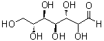 D-甘露庚糖分子结构 (CAS 7634-39-1)