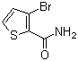 3-溴噻吩-2-甲酰胺分子结构 (CAS 76371-66-9)