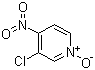 3-氯-4-硝基吡啶 1-氧化物分子结构 (CAS 76439-45-7)