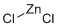 氯化锌分子结构 (CAS 7646-85-7)
