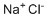 structure of CAS# 7647-14-5, Sodium chloride