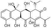 土霉素-X分子结构 (CAS 7647-65-6)
