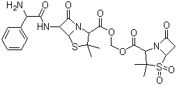 舒他西林碱分子结构 (CAS 76497-13-7)