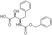 (aR,bS)-alpha-羟基-beta-[[(苯基甲氧基)羰基]氨基]苯丁酸分子结构 (CAS 76498-22-1)