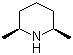 顺式-2,6-二甲基哌啶分子结构 (CAS 766-17-6)