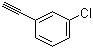 3-氯苯乙炔分子结构 (CAS 766-83-6)