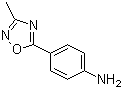 4-(3-甲基-1,2,4-噁二唑-5-基)苯胺分子结构 (CAS 76635-31-9)