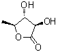 5-脱氧-L-阿拉伯糖酸 gamma-内酯分子结构 (CAS 76647-70-6)