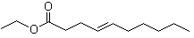 反式-4-癸烯酸乙酯分子结构 (CAS 76649-16-6)