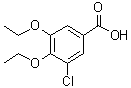3-氯-4,5-二乙氧基苯甲酸分子结构 (CAS 766523-19-7)