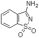 1,2-苯并异噻唑-3-胺 1,1-二氧化物分子结构 (CAS 7668-28-2)