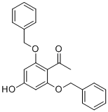 1-[4-羟基-2,6-双(苯基甲氧基)苯基]乙酮分子结构 (CAS 76799-38-7)