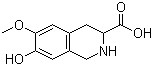 1,2,3,4-四氢-7-羟基-6-甲氧基-3-异喹啉甲酸分子结构 (CAS 76824-93-6)