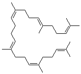 角鲨烯分子结构 (CAS 7683-64-9)