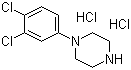 1-(3,4-二氯苯基)哌嗪二盐酸盐分子结构 (CAS 76835-17-1)