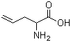 DL-2-氨基-4-戊烯酸分子结构 (CAS 7685-44-1)