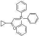 1-环丙基-2-(三苯基膦亚基)乙酮分子结构 (CAS 7691-76-1)