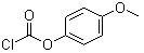 4-甲氧基苯基氯甲酸酯分子结构 (CAS 7693-41-6)
