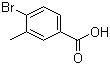 3-甲基-4-溴苯甲酸分子结构 (CAS 7697-28-1)