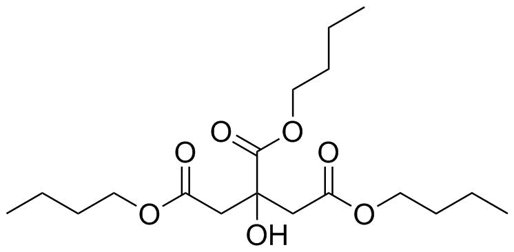 柠檬酸三丁酯分子结构 (CAS 77-94-1)